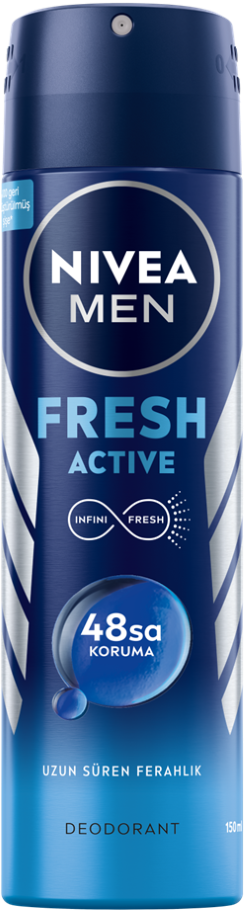 Nivea Men Erkek Sprey Deodorant Fresh Active 150 ml