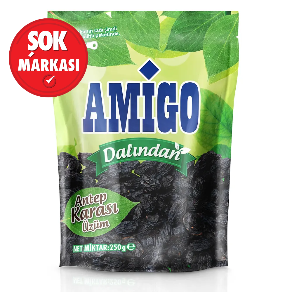 Amigo Dalından Kuru Üzüm Antep Karası 250 g