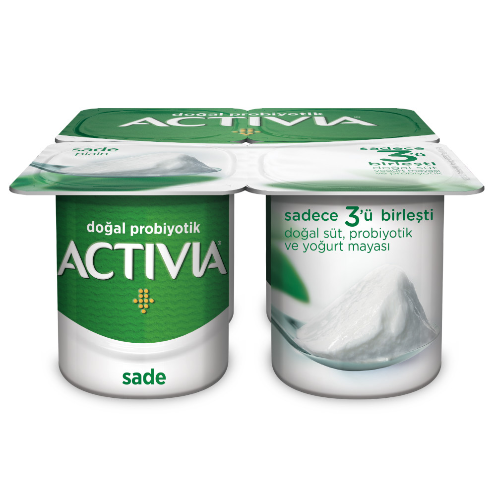Activia Probiyotik Yoğurt Sade 4*100 g