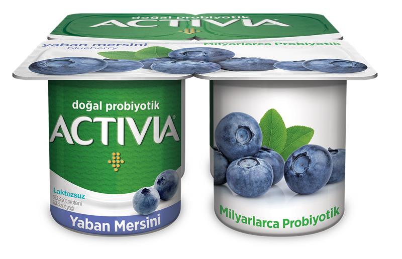 Activia Probiyotik Yoğurt Yaban Mersini 4*100 g