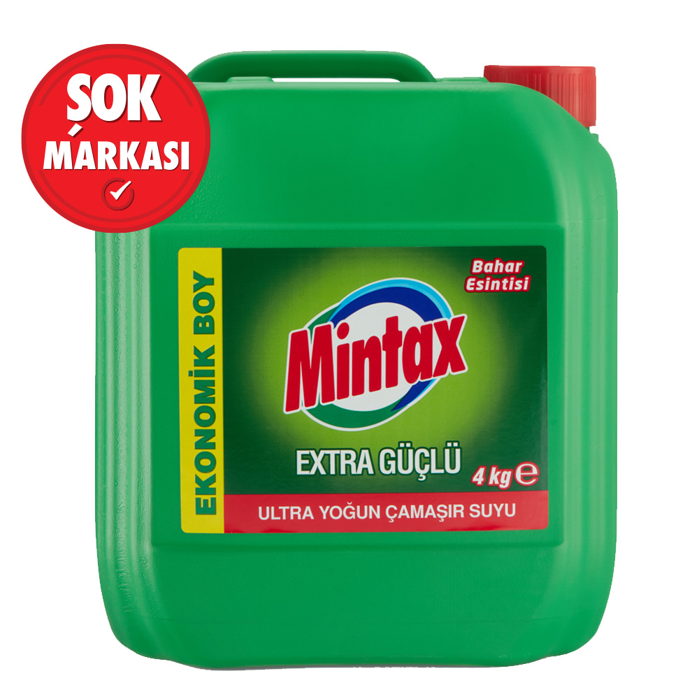 Mintax Yoğun Çamaşır Suyu 4000 ml