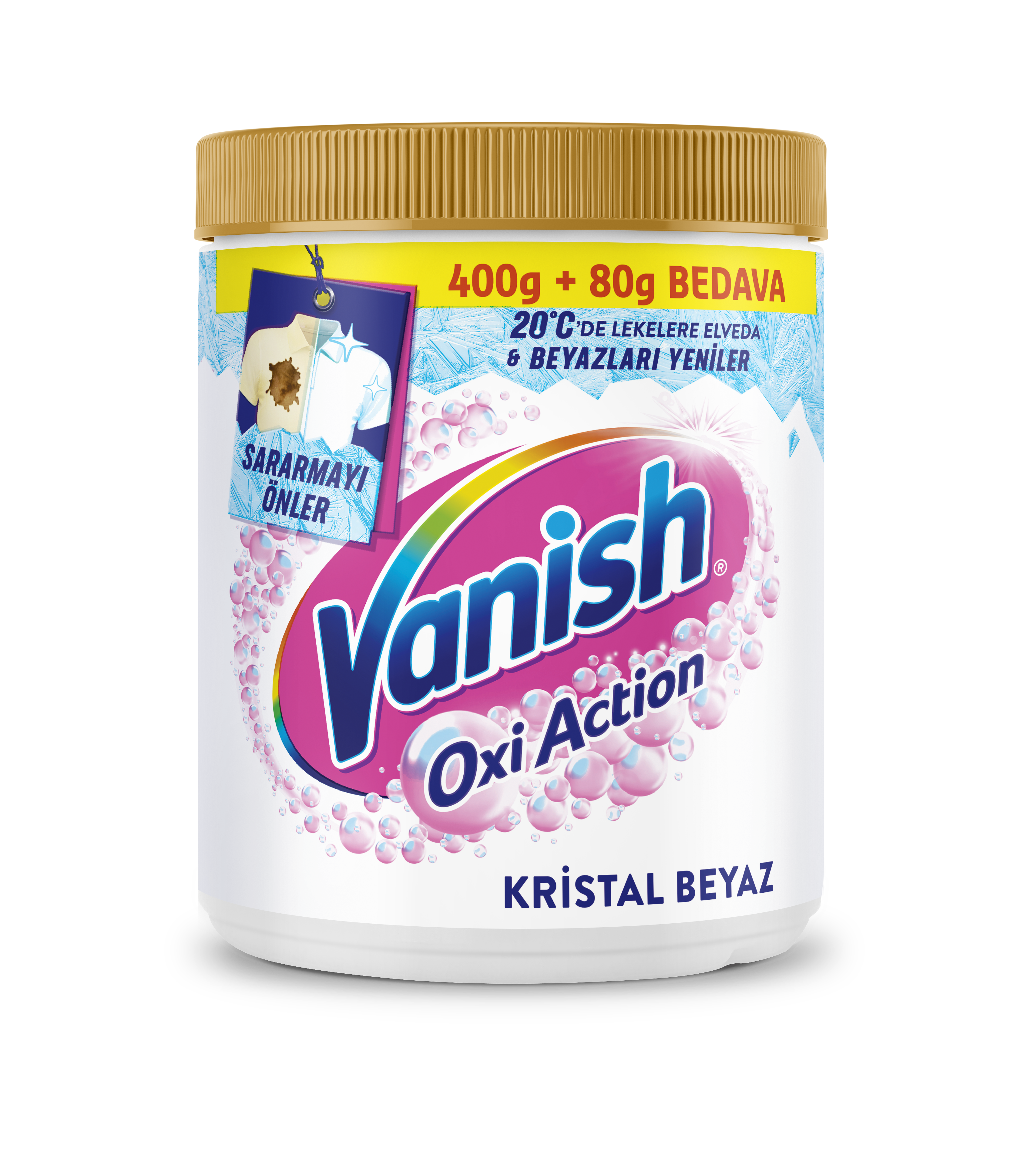 Vanish Oxi Action Leke Çıkarıcı Beyazlar 480 G
