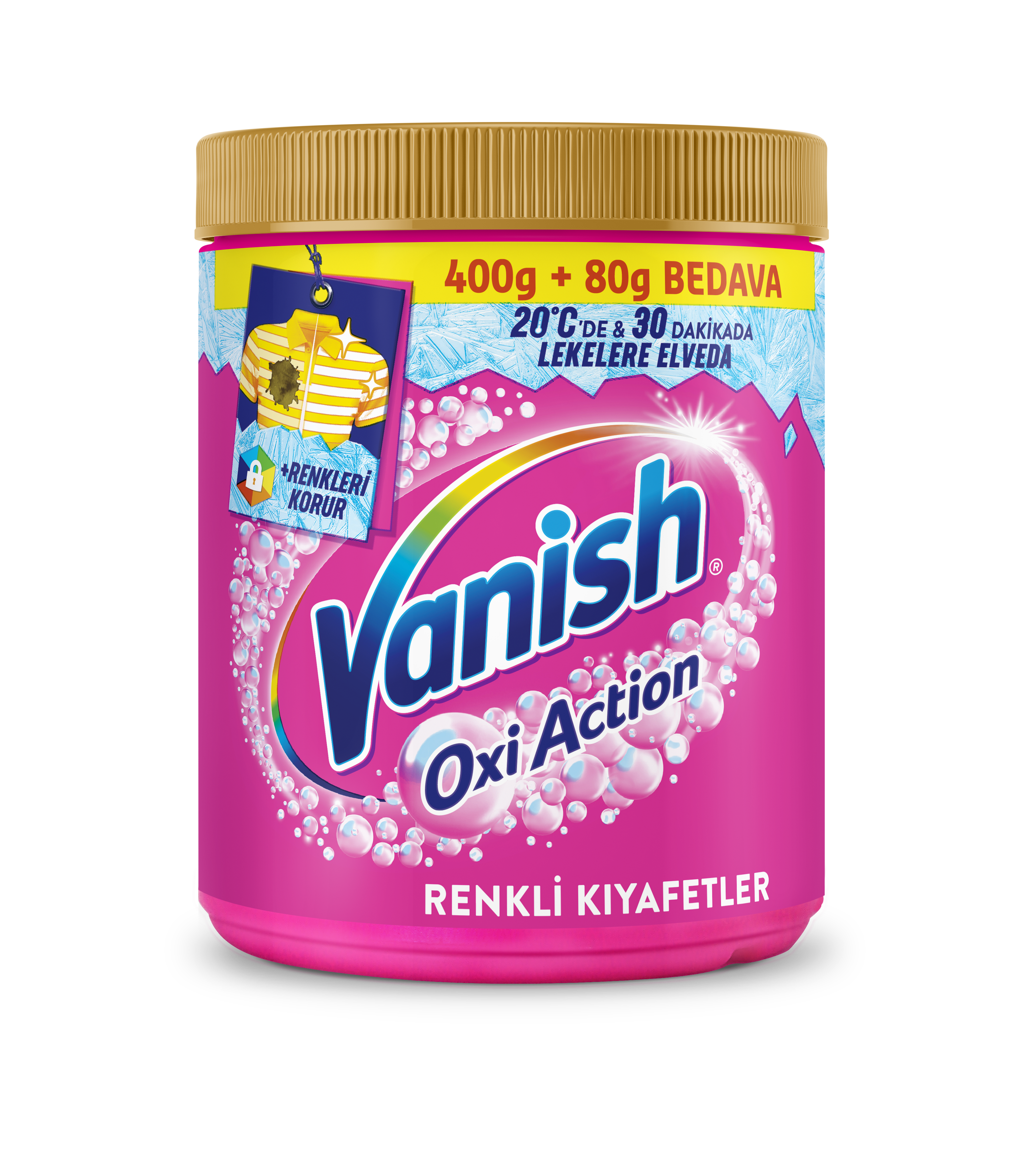 Vanish Oxi Action Leke Çıkarıcı Renkliler 480 G