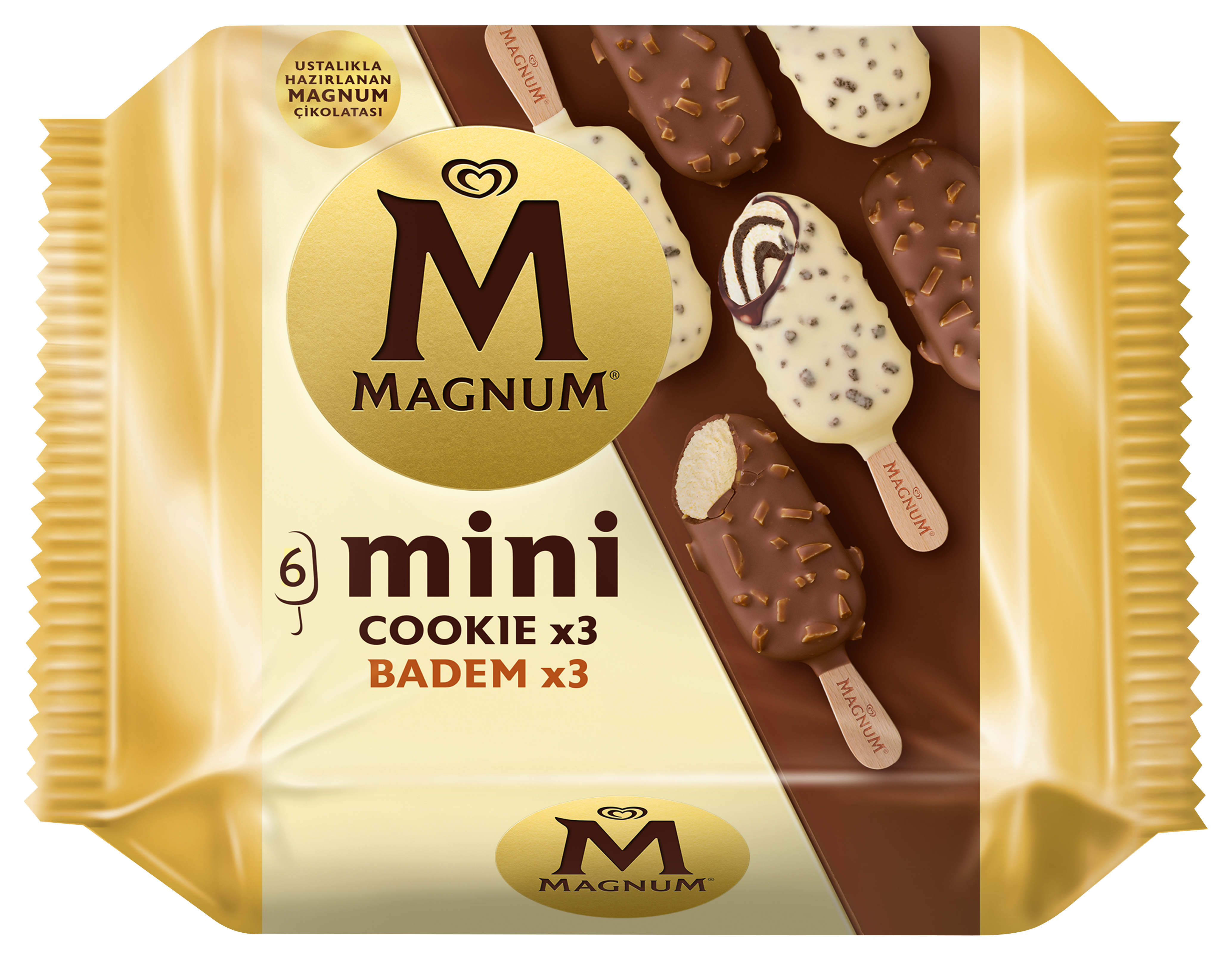 Magnum Mini Cookie&Badem 345 ml