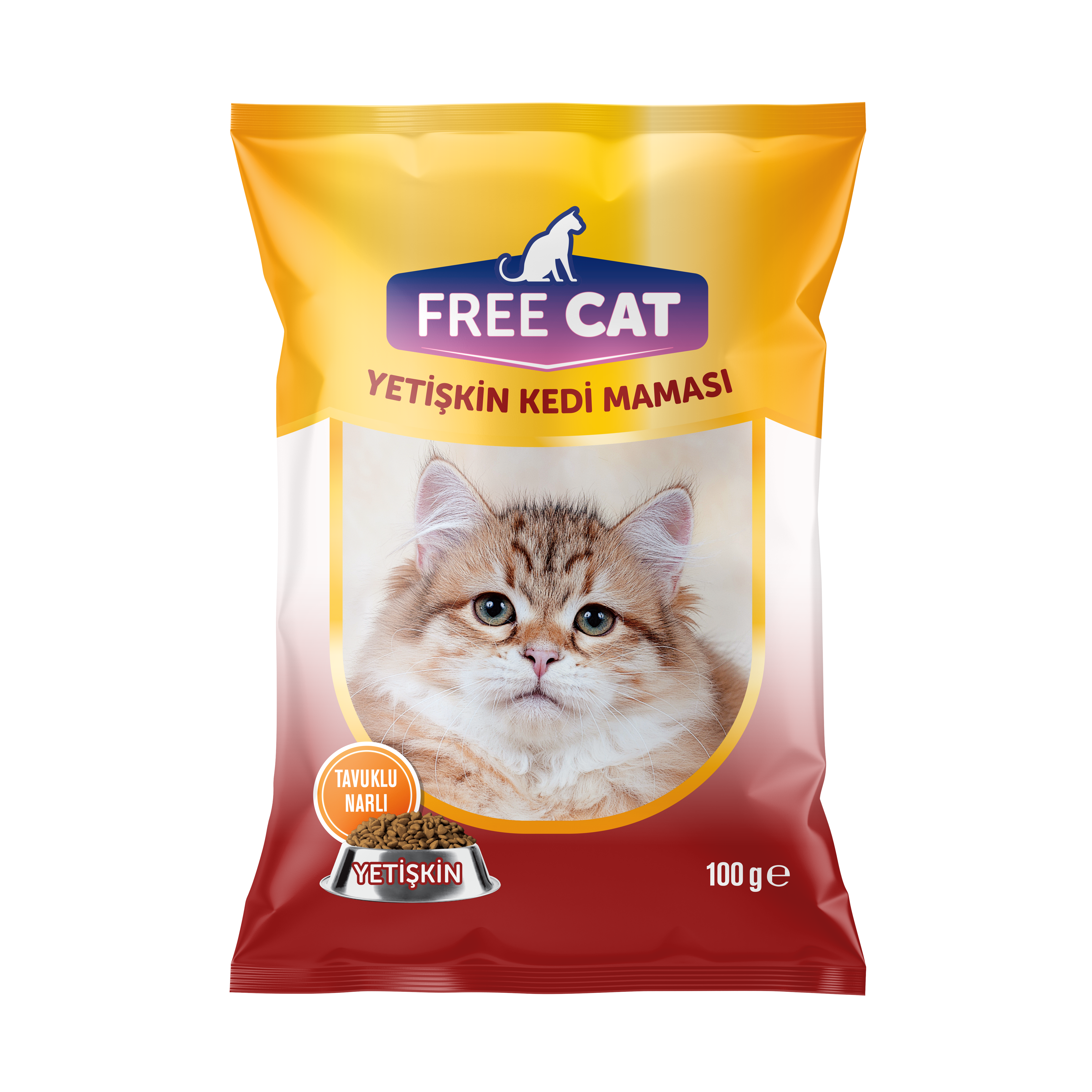 Free Cat Tavuklu Narlı Yetişkin Kedi Maması 100 g
