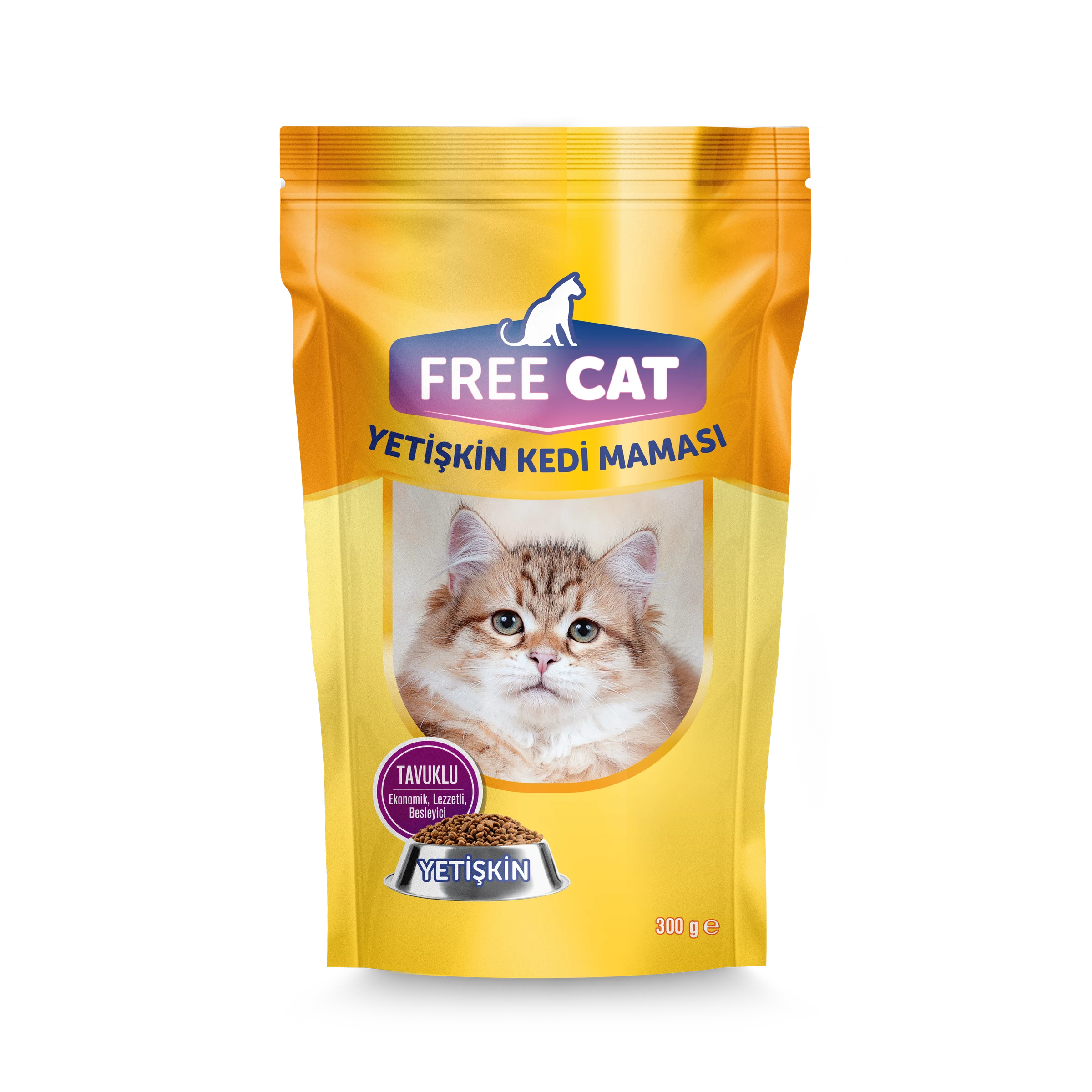 Free Cat Yetişkin Kedi Maması Tavuklu 300 g