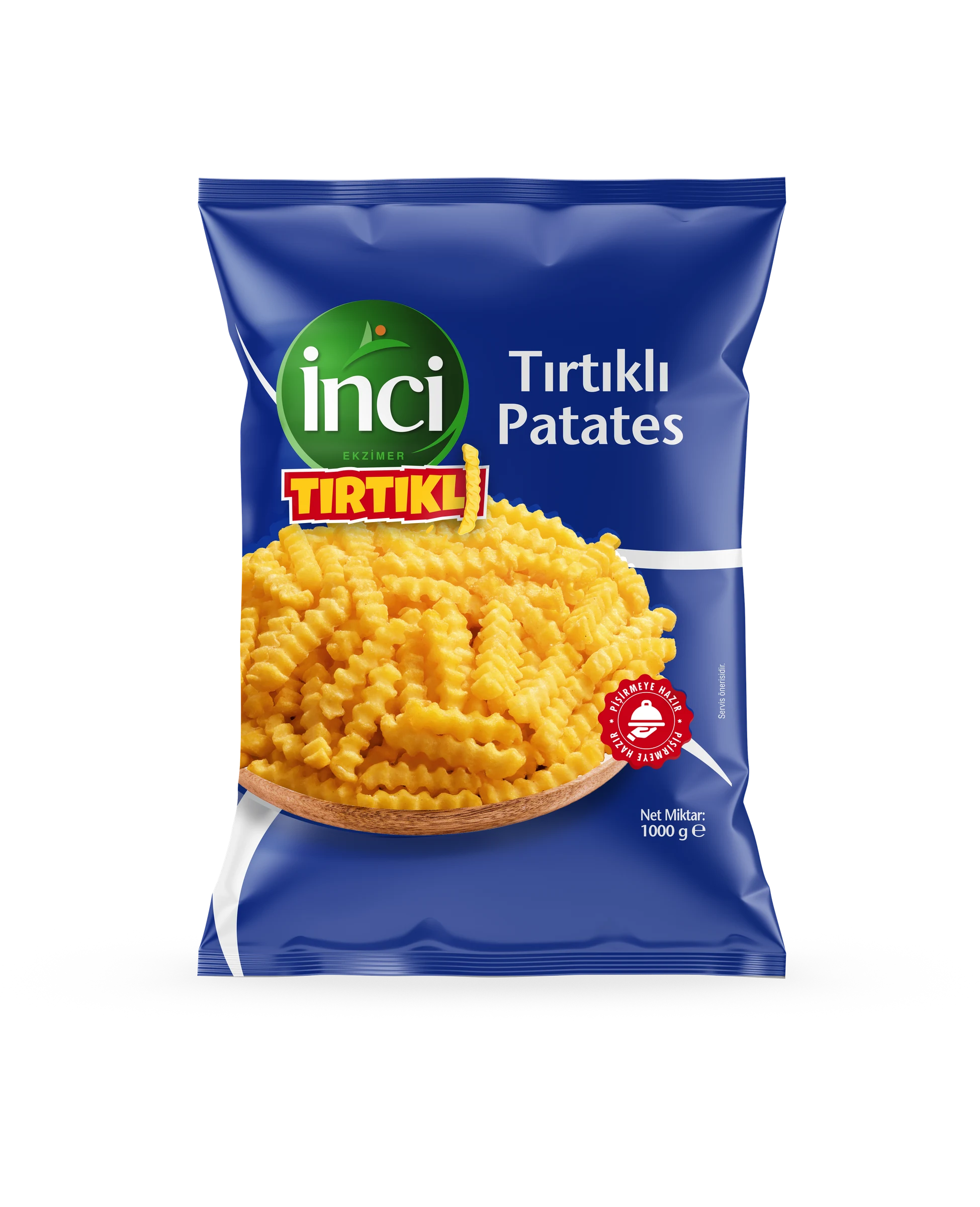 İnci Dondurulmus Tırtıklı Patates 1 kg