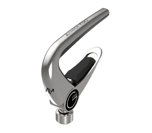 G7th The Capo Company Alexandr Misko Signature Newport flip lever capo for acoustic and electric guitar Steel String Silver