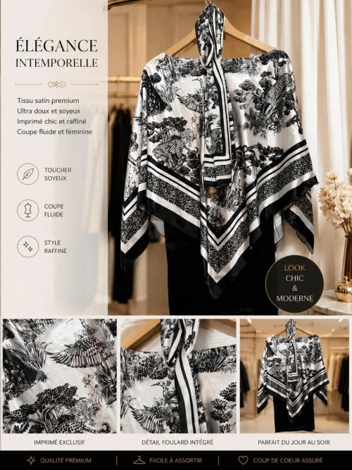 Ensemble satin simple