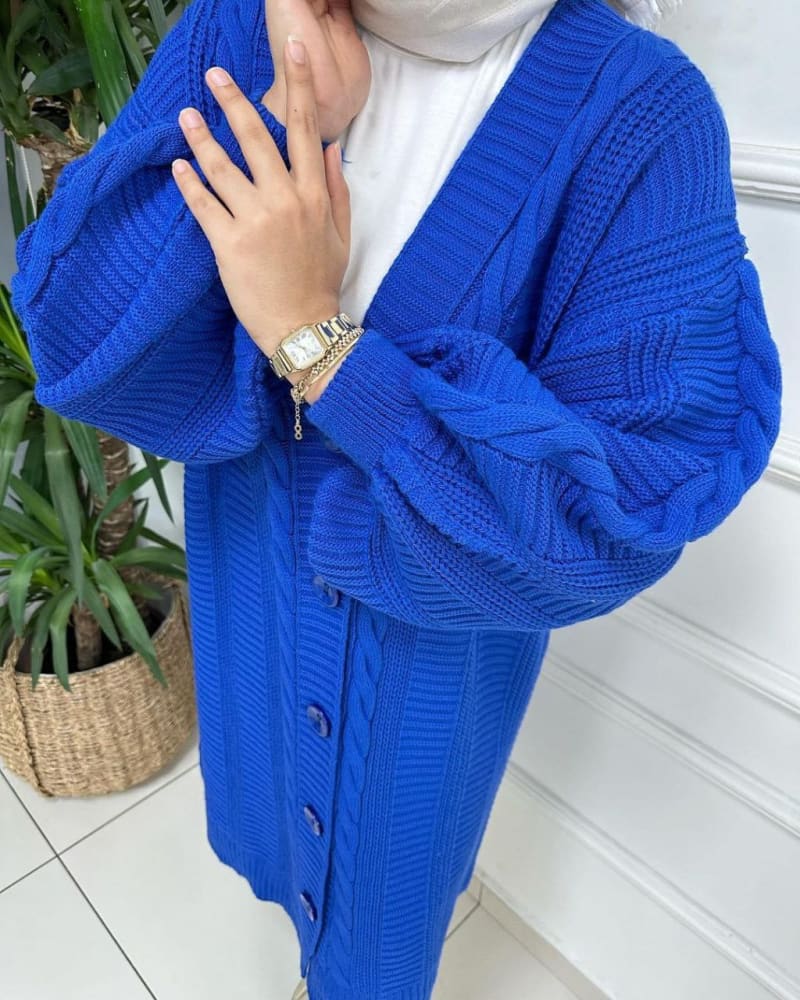 Tricot robe avec boton 1842 (copie)