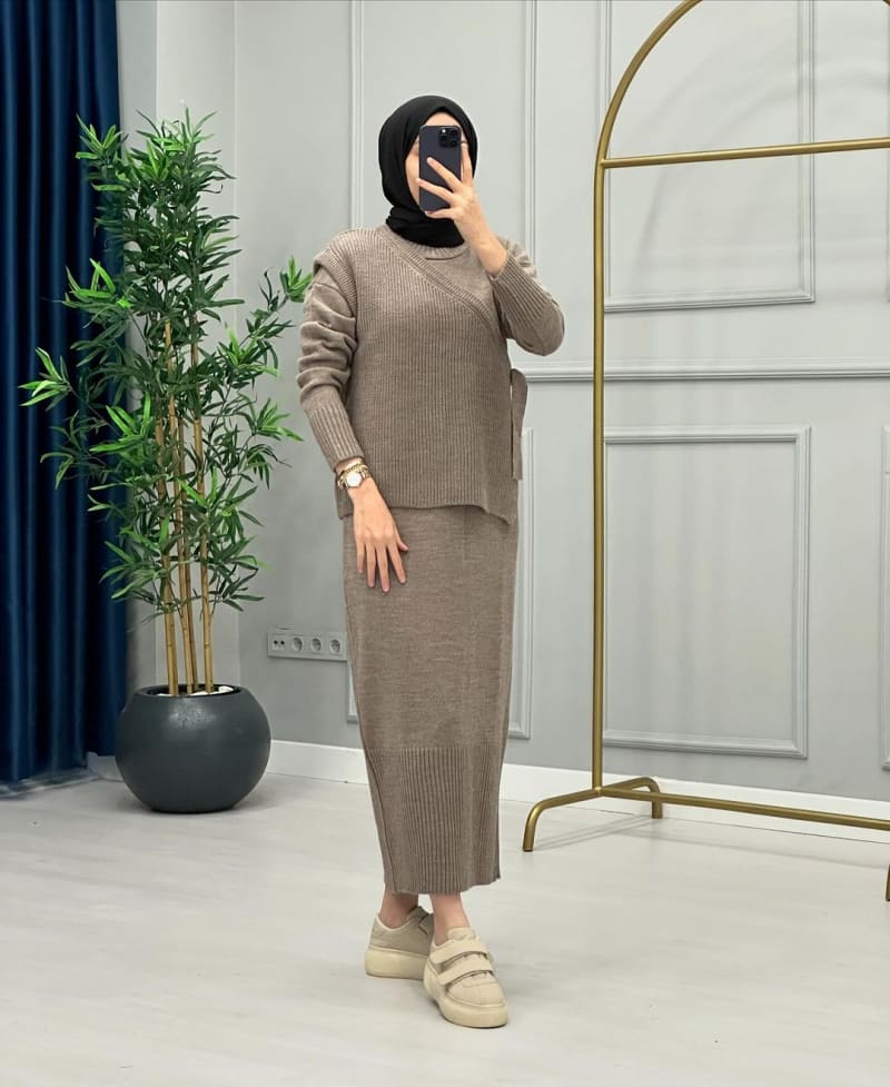 Robe+gilet 1958