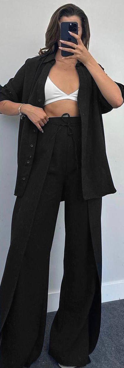 Ensemble pantalon jupe
