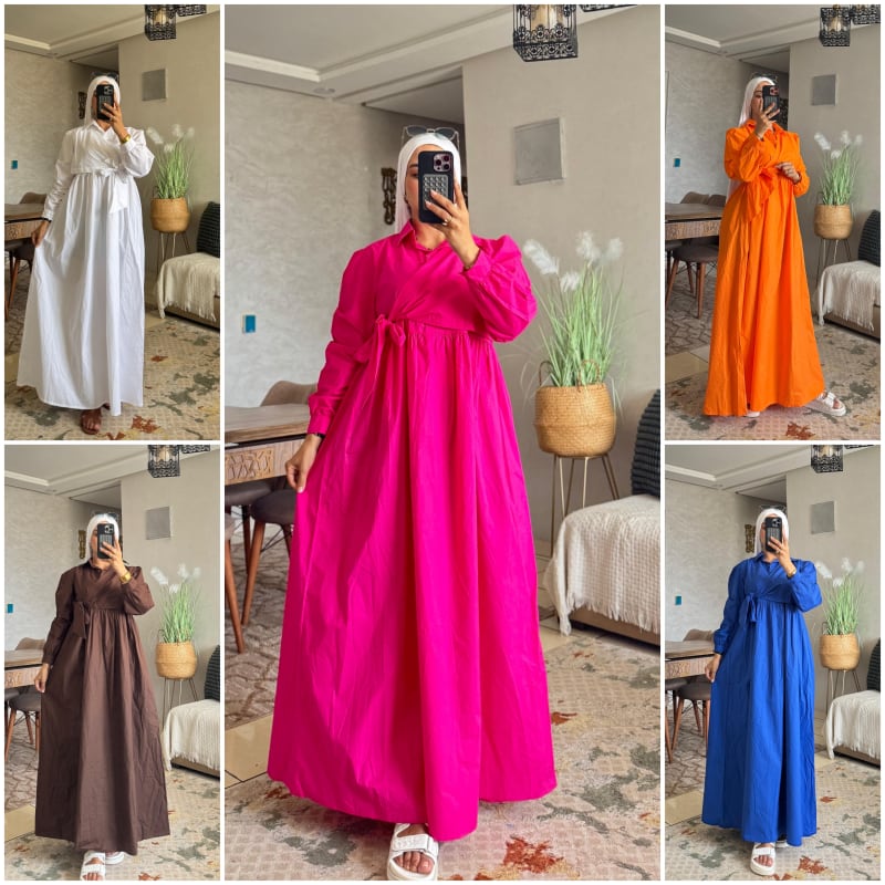 Robe poplin werda