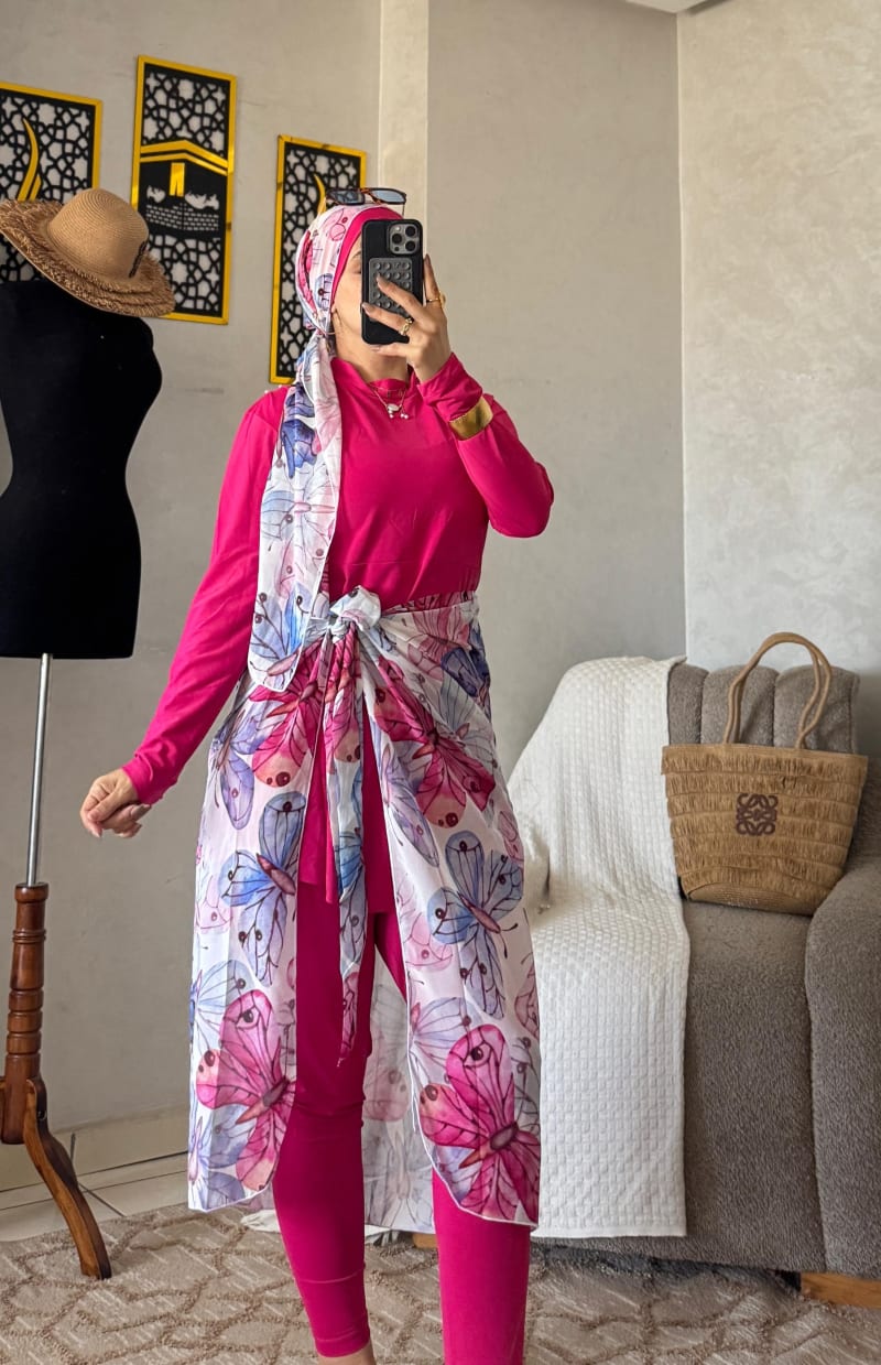 Burkini flora