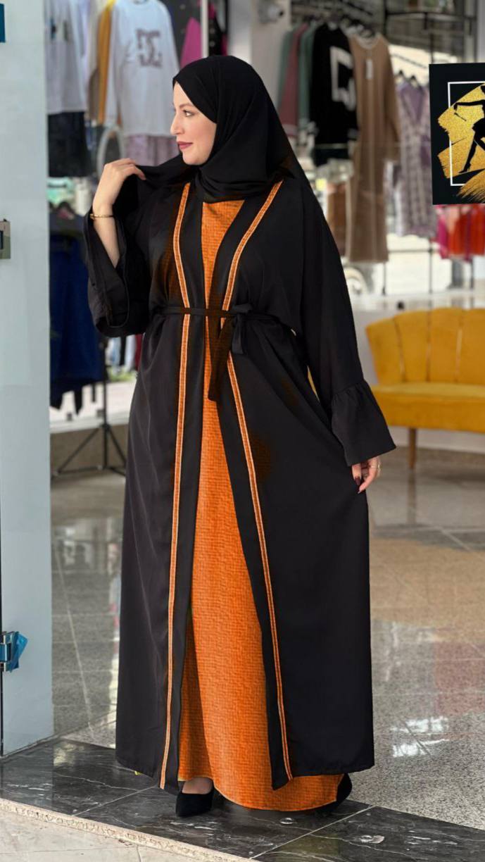 3abaya عباية 3 قطع