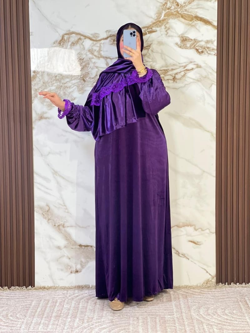 Abaya chal dentel