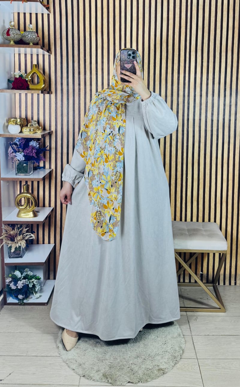 عباية + فولار