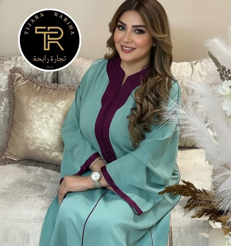 كندورة مغربية أنيقة للمناسبات والأفراح