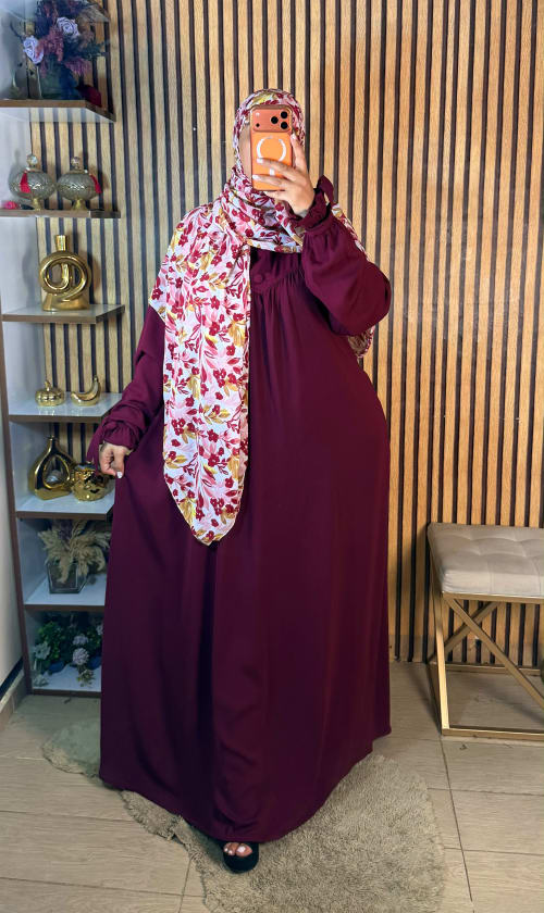 عباية ريحانة بالفولار