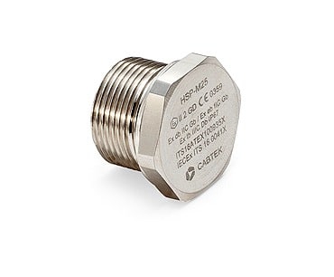 Explosionproof Brass Nickel Plated Hex Stop