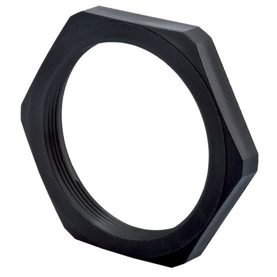 metric pvc hex locknut (m20 to m63) black & white Metric PVC Hex Locknut (M20 to M63) Black & White