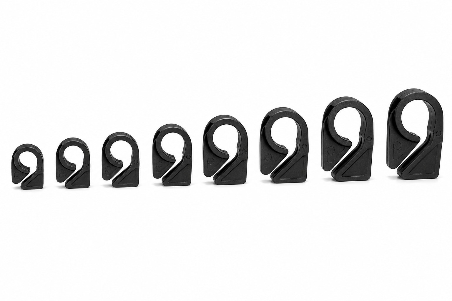 single bolt cleat (black) | cable cleat for electrical panels | made in india Single Bolt Cleat (Black)