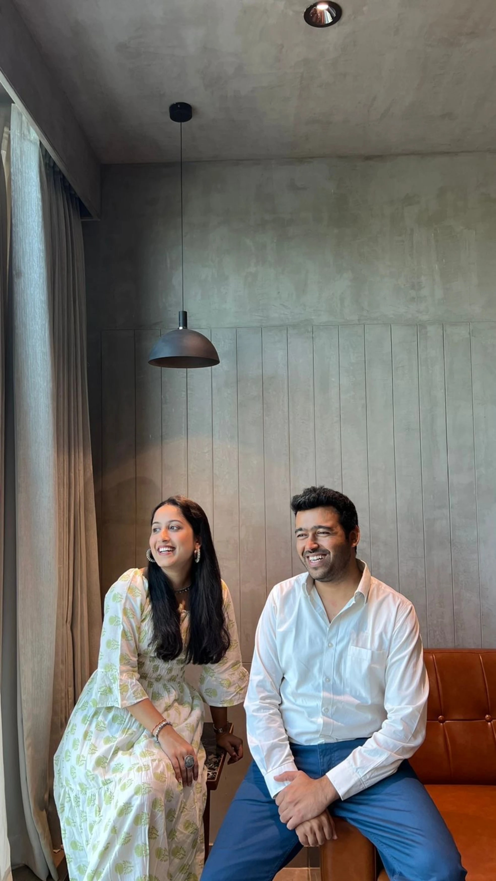 Gaurav Thakrar with Kopal Trivedi, founder of Shape My Space