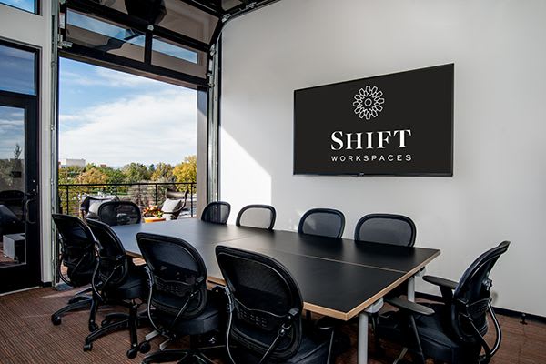 Up To 8-Person Meeting Room at Shift Workspaces Bannock | Gable