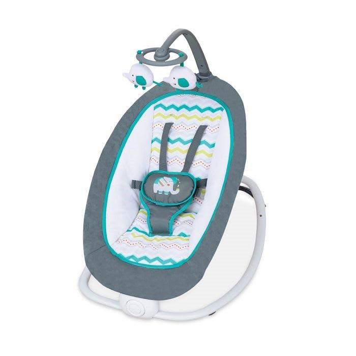 Baby Fold Up Rocker Blue Gadgetly