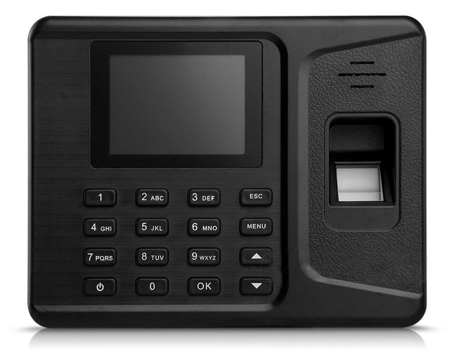 2.8 Inch Screen Fingerprint Attendance Time Clock Recorder Gadgetly
