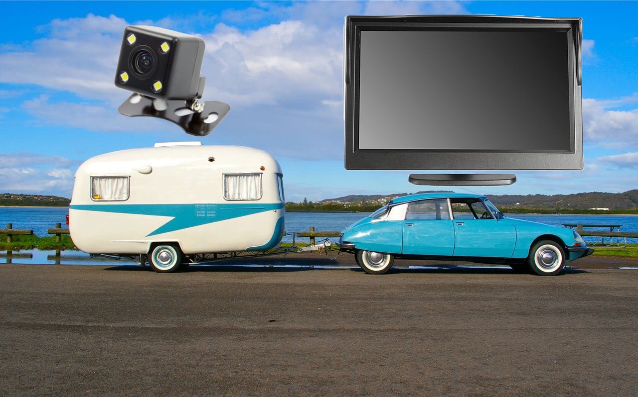 5″ Rear view caravan camera kit Gadgetly