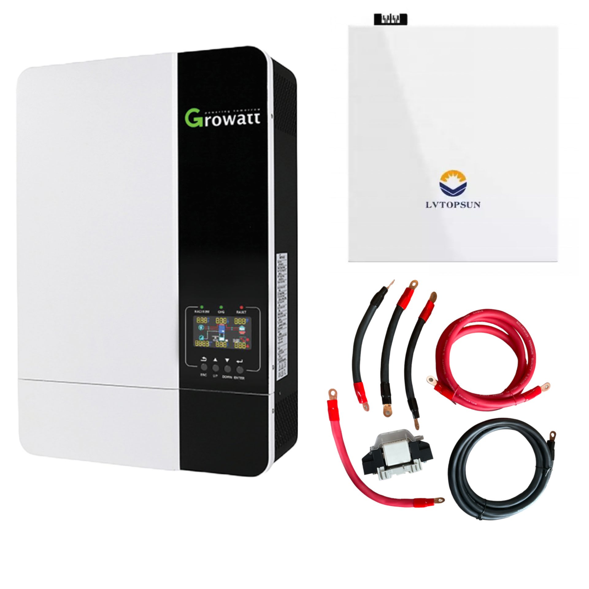 Solar Kits - Combo 2 : 5kva Growatt Inverter & 4.8kwh Lithium Battery ...