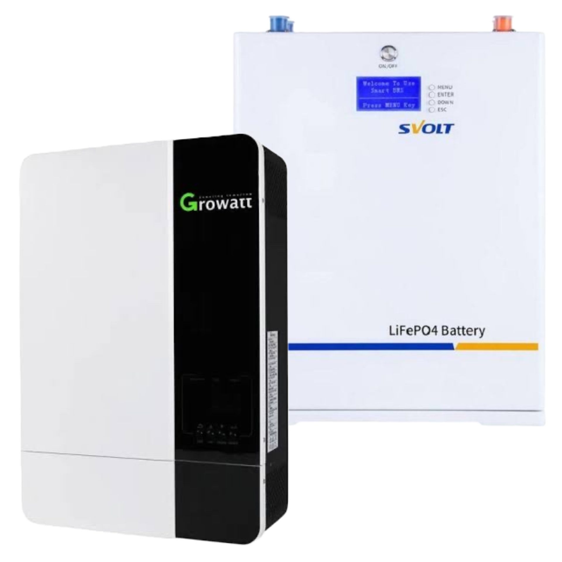 5KVA Growatt & SVolt 5.09KWh Lithium Battery Combo Backup Power Kit