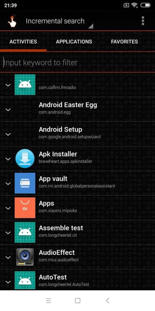 Меню Quickshortcutmaker Меню Quickshortcutmaker
