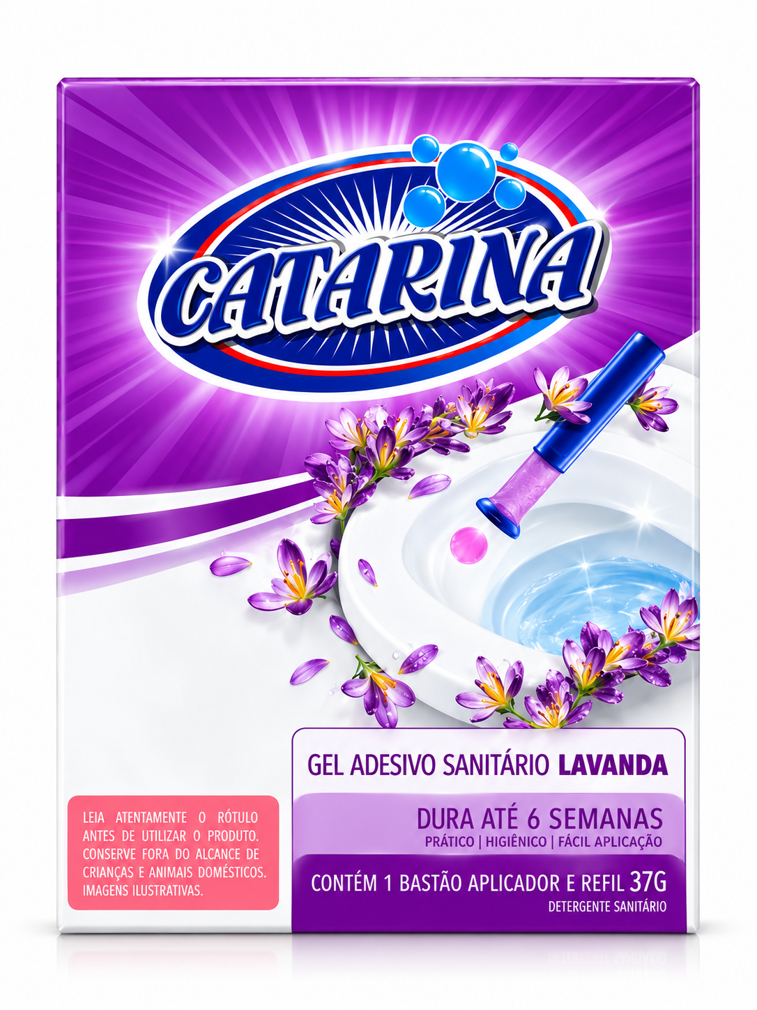 Gel Adesivo Sanitário Lavanda
