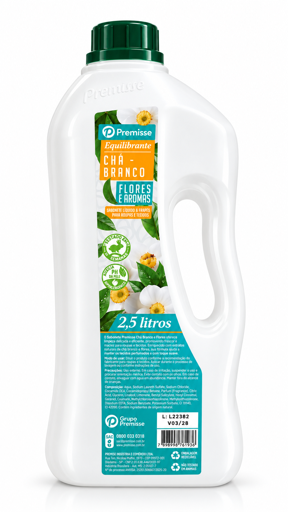 Sabonete Chá Branco 2,5L