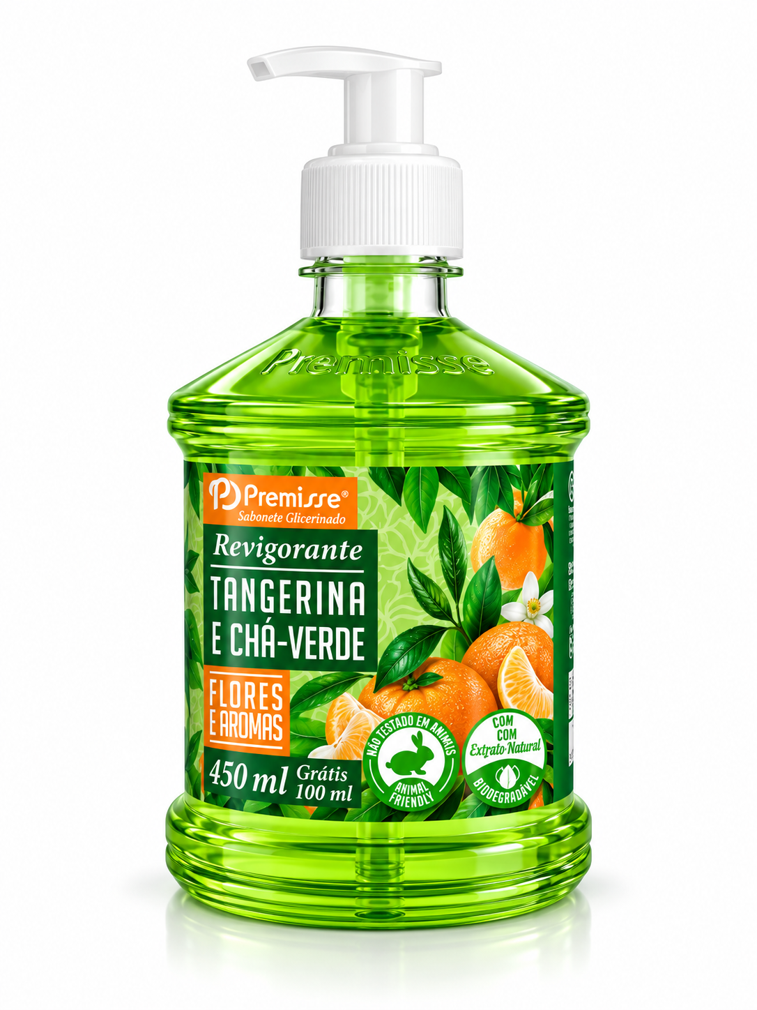 Sabonete Tangerina Chá Verde 450ml