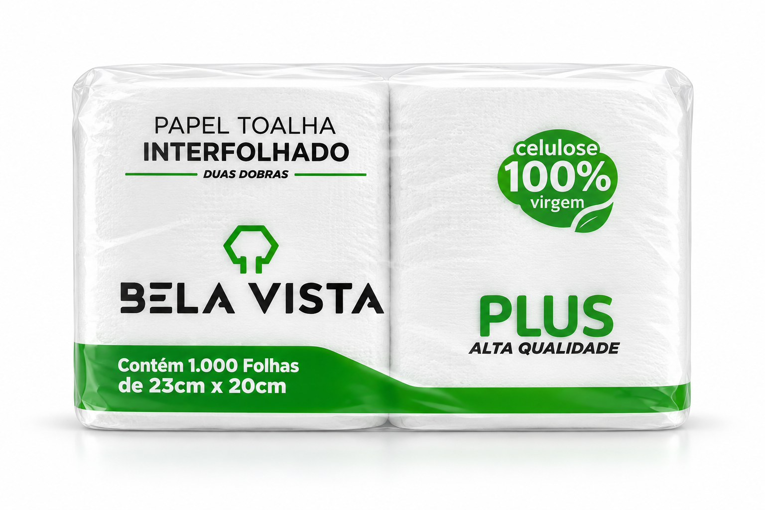 Papel Interfolhado Plus 23x20cm