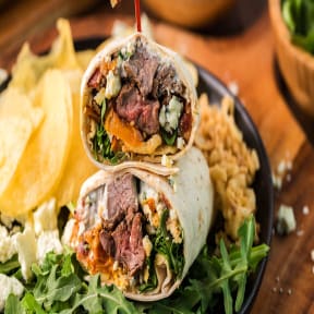 Philly Deluxe Steak Wrap with Bacon