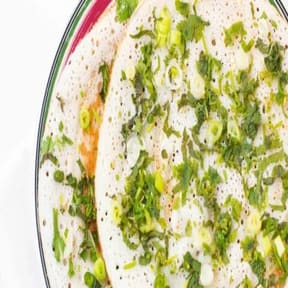 Chili Malli (Coriander) Uthappam