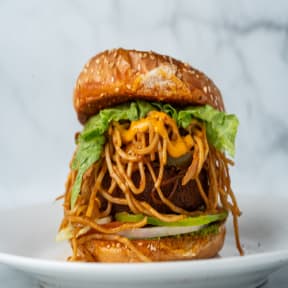 Grand Desi Burger (Grand Noodle Burger)