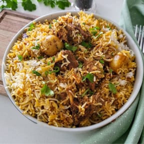 Lamb Shank (Mutton Nalli) Biryani