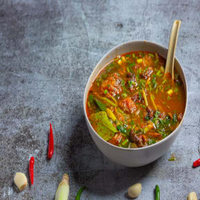 Hot and Sour Chicken Soup