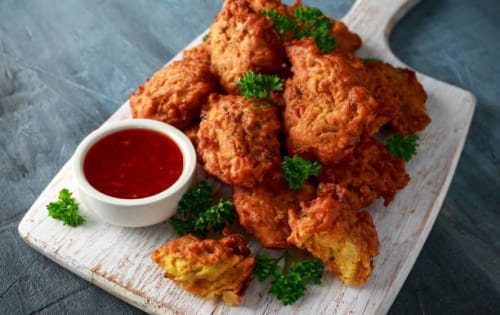 Order Vegetable Pakora (4pcs) Online - Curry Kingdom