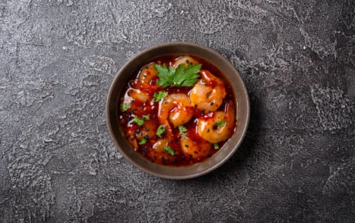 Chilli Prawn gravy