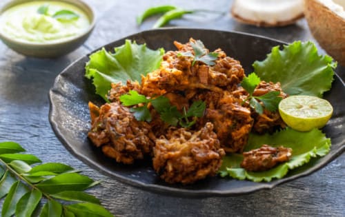 Order Vegetable Pakora (4 pcs) Online - Welcome Indian Restaurant