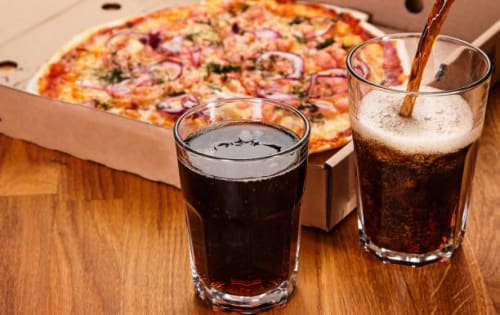 Order Large Pizza and Can of Soft Drink  Online - Demo Restaurant