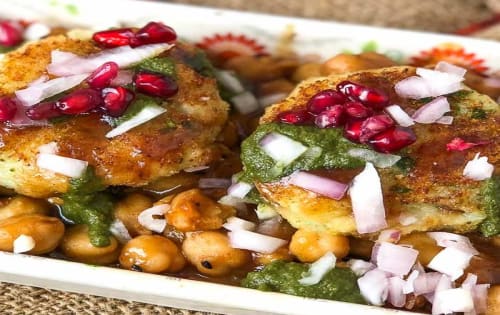 Order Aloo Tikki Chaat Online - The Tadka Club