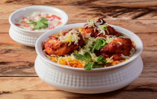 Order Chicken 65 Biryani (Hot) Online - The Tadka Club