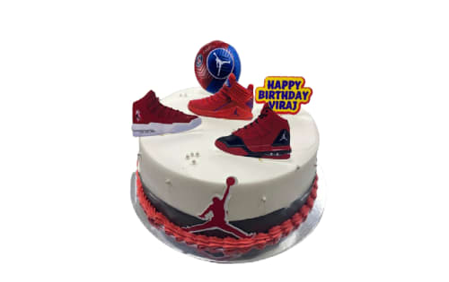 Jordan Sneaker Cake Tutorial - YouTube